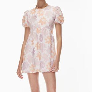 Aritzia Sunday Best saida dress Puff-sleeve babydoll dress